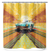 Cabriolet Charm Shower Curtain